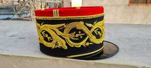 Gorra de Uniforme Ceremonial Francesa Premium, Estilo Táctico Europeo Clásico, Bordado a Mano con Trenza Dorada, 100% Algodón, Personalizable - Product Image 2