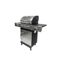 Brasero de jardin à bois avec surface de cuisson pour patio, camping, pique-nique et repas en famille en plein air