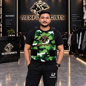 Gilet de protection pectorale personnalisé OEM pour l'entraînement sportif, vente en gros, fabricant pakistanais, logo camouflage, vêtements de sport, performance pour l'entraînement d'équipe - Product Image 1
