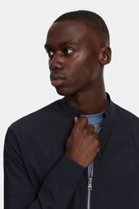 Survêtement Gingtto d'hiver coupe ajustée à capuche coupe-vent respirant en Spandex/Nylon écologique unisexe avec logo personnalisé sur le devant - Product Image 6