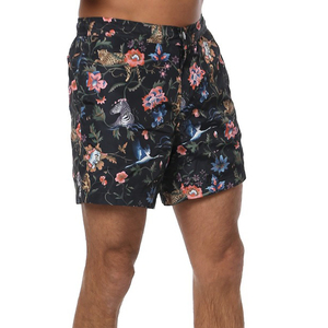 Shorts en toile imprimés par transfert thermique, mode estivale, 100% coton, décontractés pour hommes, taille élastique, fabriqués au Pakistan - Product Image 2