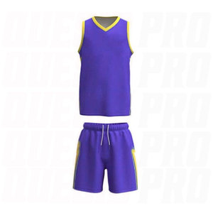 Conjunto de Uniforme de Baloncesto de Alto Rendimiento, Paquete de Camiseta y Pantalones Cortos de Baloncesto Profesional Fast Break Elite, Colección Transpirable - Product Image 5