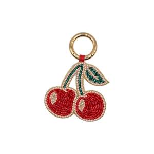 Porte-clés élégant brodé de perles de rocaille, pendentif décoratif en perles de rocaille, design de porte-clés brodé de perles - Product Image 6