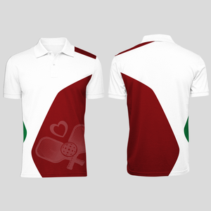 Camiseta Polo Personalizada Bordada para Pickleball, Transpirable, de Secado Rápido, Manga Corta, Ropa Deportiva al por Mayor - Product Image 6