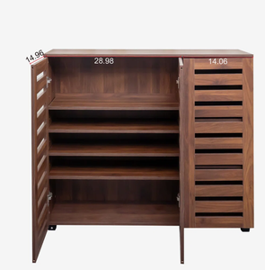 Porte-bagages en bois massif de qualité supérieure avec étagère à chaussures pour la maison et l'hôtel, meuble de rangement pour chaussures pour l'entrée de la maison - Product Image 4