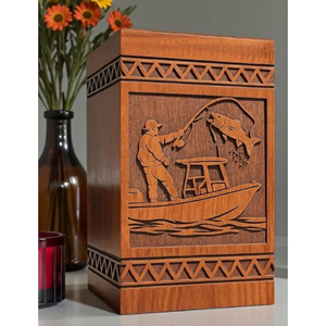 Handcrafted Wooden Cremation Urn for Ashes Classic <b>Memorial</b> Urn <b>Memorial</b> Keepsake by AYAANS - Product Image 6