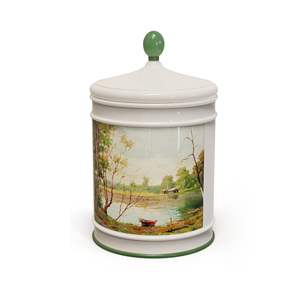 Contenedor de Alimentos Metálico con Diseño Retro de Pollo, Forma Cilíndrica, Tapa Hermética, para Uso en la Cocina - Product Image 3