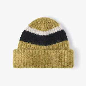 En gros : Bonnets tricotés classiques de qualité, style streetwear d'hiver, bonnets à carreaux de créateur pour l'hiver, unisexe avec lettres - Product Image 6
