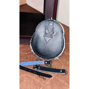 Accessoire haut de gamme pour costumes : Épingle à cravate écossaise (Sporrane) en fourrure de lapin blanc et chrome, qualité supérieure, best-seller - Product Image 4