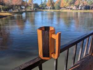 Vintage Style Wooden Coffee <b>Mug</b> Handle Solid Natural Wood Eco-Friendly <b>Large</b> Capacity Drinking <b>Mug</b> Tea Beer Home Bar Table Decor - Product Image 4