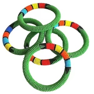 Premium Beaded Embroidery <b>Bracelet</b> With Seed <b>Beads</b> Custom Design Adjustable Seed <b>Beads</b> Embroidery <b>Bracelet</b> Trendy Fashion - Product Image 2