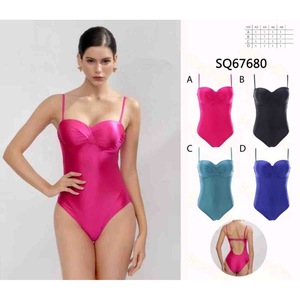 HDJ Plus Size One Piece Swimsuit <b>Tummy</b> <b>Control</b> Conservative Beachwear Sexy Monokini Bathing Suit SQ67680 - Product Image 1