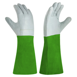 Top-Ranked CE Certified Heavy Duty Grain Split Leather TIG Welding <b>Gloves</b> with Cotton Liner Reflective Safety - Product Image 2