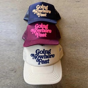 Wholesale <b>Plain</b> Style Trucker <b>Caps</b> High Quality Custom Embroidery Logo Head Wear Trucker <b>Caps</b> For Adults - Product Image 6