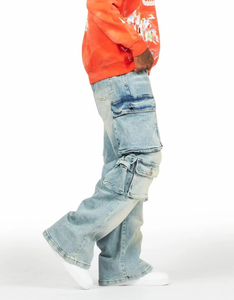 Plain Baggy Jeans Vintage Men's Oversized Jeans Men Jeans Streetwear Pants Baggy Oversized Clothing Men Denim Washed - Product Image 4