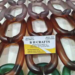 Chaîne murale décorative en résine acrylique moderne et élégante, à maillons, pour la maison, le salon, toutes les couleurs disponibles - Product Image 5