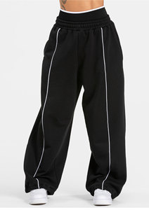 Pantalon de survêtement athleisure décontracté et durable pour femme, coupe large, style streetwear, hiver, service OEM - Product Image 4