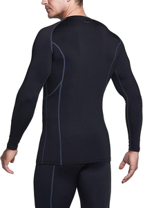 Haut de compression à manches longues haute performance |   Vêtements de sport de base pour athlètes |   Fournisseur d'usine OEM ODM |   UPF50+ Anti-bactérien - Product Image 2