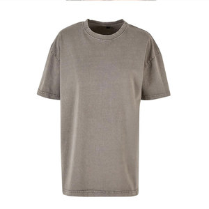 Venta en línea de camisetas extragrandes para mujer, de algodón suave, corte holgado, manga corta, estilo casual para uso diario y urbano. - Product Image 1