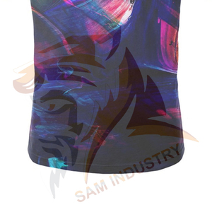 Camiseta de sublimación para hombre, hecha de material 100% poliéster y algodón, de color sólido, transpirable, para venta al por mayor. - Product Image 5