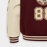 Veste de baseball en chenille brodée pour homme, best-seller, streetwear d'hiver, haute qualité, coupe-vent, écologique