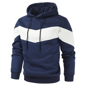 Sweat-shirt à capuche classique pour homme, couleur unie, épais, doublé en polaire, chaud et confortable, décontracté, pour tous les jours, pour l'extérieur, vêtements décontractés - Product Image 1