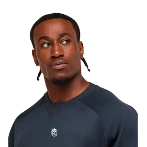 Camiseta Deportiva Extra Grande para Hombre, Transpirable, de Alto Rendimiento, Holgada, para Entrenamiento Atlético, Color Azul Stealth - Product Image 3