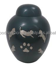 Urnas conmemorativas para mascotas de cremación de latón, urnas funerarias de recuerdo para mascotas, urnas de entierro con alta calidad a bajo precio - Product Image 3