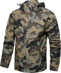 Veste coupe-vent longue pour homme de créateur, col montant, style vintage, légère, imperméable, pour l'extérieur, vente en gros - Product Image 6