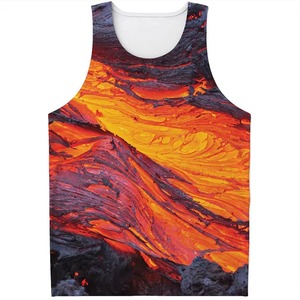 Men’s Printed Tank Top Summer Sleeveless Shirt Gym Fitness <b>Stringer</b> <b>Vest</b> Bodybuilding Workout Casual Streetwear OEM Custom Logo - Product Image 5