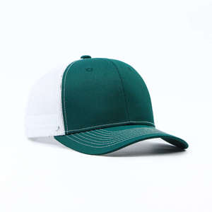 Wholesale <b>Red</b> Front And Back Mesh Trucker Hat Custom Logo Snapback Baseball Cap Adjustable Breathable Bulk Supplier USA UK EU - Product Image 4