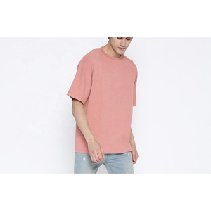 Logo Print O-Neck High Quality <b>Blank</b> Long Shirt Luxury Men's Oversize 100% Cotton T-Shirt 220gsm Heavy <b>Weight</b> Custom - Product Image 3