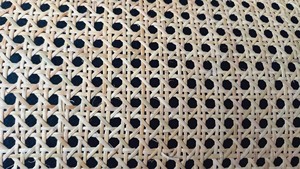 <b>Blue</b> Lotus 100% Natural Rattan Cane Webbing Mesh <b>Roll</b> 2-3M Length Round Shape for Furniture and DIY Projects - Product Image 6