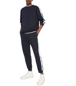 Ensemble de survêtement tendance à taille élastique pour hommes, directement de l'usine, nouvelle arrivée à prix avantageux. - Product Image 1