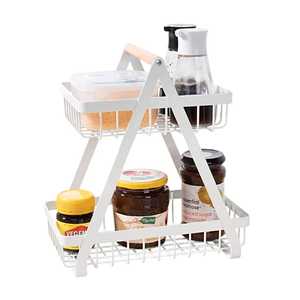 Cesta de Almacenamiento Industrial de Alambre Cromado con Base Rodante de Madera, Cesto de Lavandería Móvil Resistente, Organizador de Despensa con Ruedas - Product Image 2