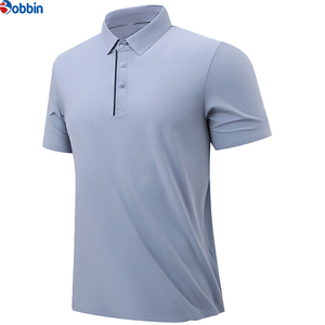 Camisas Polo Personalizadas de Alta Calidad para Hombre, Logotipo Bordado, Camisa Polo de Golf Personalizada para Uso Casual, Azul Claro, Corte Regular - Product Image 1