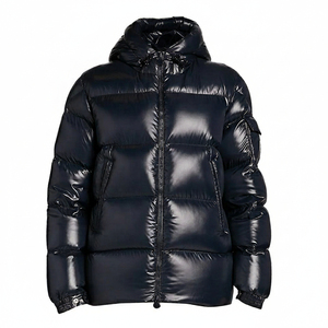 Blousons d'hiver à capuche pour hommes, personnalisables avec logo sur le devant, fabrication de haute qualité, votre produit entièrement personnalisé, faible MOQ et OEM - Product Image 6