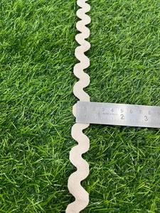 ผ้าลูกไม้คอตตอนริคเรคคุณภาพสูง ผลิตจากเส้นด้ายอย่างดีเพื่อความเงางามและทนทานยาวนาน - Product Image 3