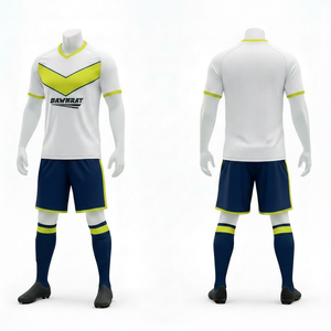 Custom Club Football Uniform with Logo, Breathable Fabric Uniform| <b>Men</b> Women Youth Sizes | Lightweight Quick Dry Training Sports - Product Image 1