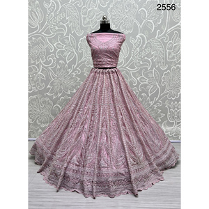 ชุดเจ้าสาวอินเดียกำมะหยี่คอลเลกชันสำหรับเจ้าสาวกับงาน zarkhan โดย fabzone - Product Image 6