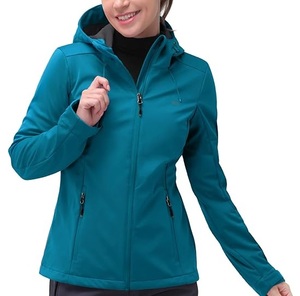 Chaqueta Unisex de Invierno Deportiva con Bolsillos con Cremallera, Diseño de Parches en Color Sólido, para Caza y Ciclismo, con Capucha y Cuello Alto - Product Image 1