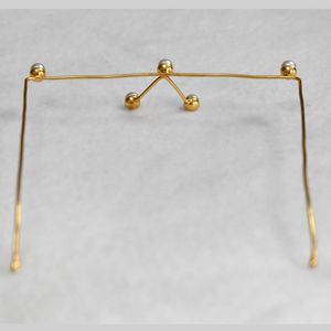 Handmade Brass Gold Plated Facelet eyewear Jewelry Set for Women Bridal Indian Necklace & Earrings Wholesale Manufacturer - Product Image 5