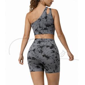 Ensemble de yoga pour femmes, dernier design, 4 pièces, respirant, sur mesure - Product Image 4