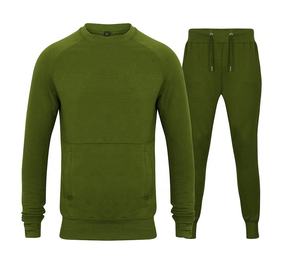 Hot Sale Men's New Fashion Breathable Full-Sleeve Acid Wash Solid Eco-Friendly Heavyweight Track Suits Screen Printing High - Product Image 2