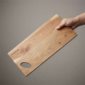 Tabla de cortar rectangular grande de bambú macizo Woodensure, apta para lavavajillas, para uso multipropósito. - Product Image 3