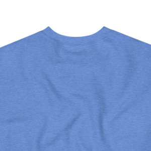 Sweat-shirt unisexe bleu à col rond avec motif brodé circulaire, pull en molleton à manches longues, vêtement décontracté et tendance - Product Image 5