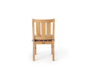 เก้าอี้ไม้สักแท้สำหรับสวนกลางแจ้ง เก้าอี้รับประทานอาหารไม้สักสไตล์มินิมอล เก้าอี้ไม้เคลือบผิวธรรมชาติสำหรับลานบ้าน สนามหลังบ้าน โรงแรม และวิลล่า - Product Image 4