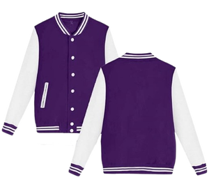 เสื้อแจ็คเก็ตเบสบอลแบบ Varsity สำหรับผู้ชายและผู้หญิงจาก SBEA IMPEX แจ็คเก็ต Letterman สไตล์ลำลอง แจ็คเก็ตกันลมน้ำหนักเบาสำหรับฤดูหนาว ผ้าแคนวาสบุด้วยผ้าฝ้าย - Product Image 3