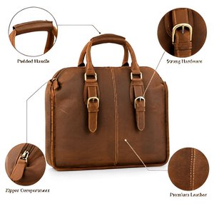 Luxury <b>Small</b> 15 Inch Durable Messenger <b>Bag</b> Sport <b>Crossbody</b> Shoulder Satchel Laptop Office Work Travel Unisex Business Gift Purse - Product Image 2