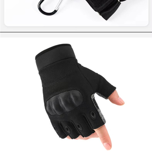 Guantes de Levantamiento de Pesas de Medio Dedo, Transpirables, Antideslizantes, para Gimnasio, Unisex, Ajuste Universal - Product Image 3